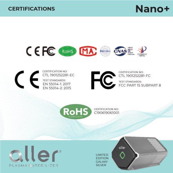 Aller Plasma Nano+ Sterilizer (Galaxy Silver) - Image 11