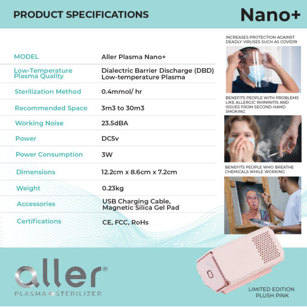 Aller Plasma Nano+ Pink - Image 6